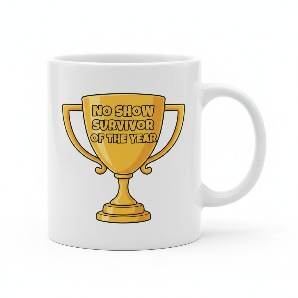 No Show Survivor of the Year Mug